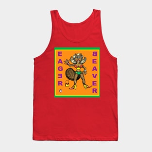 Beaver T-shirt Design Tank Top